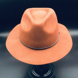 Kooringal Australian Wool Felt Fedora – UPF 50+ Sun Hat | Rust